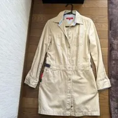 tommy girl ベージュ トレンチコート M