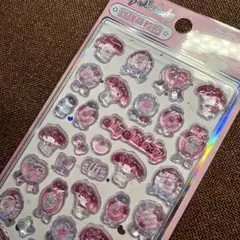 正規品　サンリオ　ぷくぷくシール　マイメロ　ドロップシール　クリスタルシール