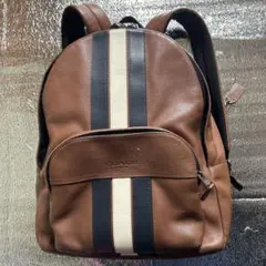 COACH リュック ブラウン レザー
