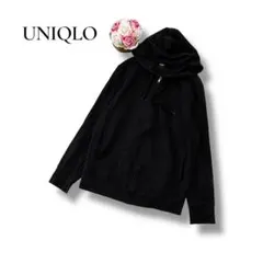 UNIQLO ユニクロ　メンズ　フルジップパーカー　ブラック　黒　Mサイズ