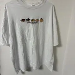 クレヨンしんちゃん 刺繍 ワッペン　Tシャツ ホワイト　Lサイズ