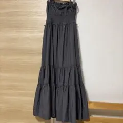 PAGEBOY キャミワンピース チャコールグレー