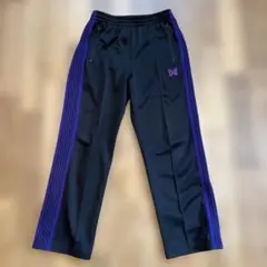 Needles 黒・紫 トラックパンツ XS