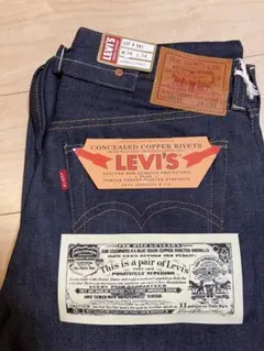 デッドストック LVC1937年 501XX W34 L34 リジット新品タグ付
