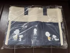 スヌーピー バイカラーBIG マルチバッグ2（ブルー）