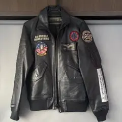 AVIREX TOP GUN レザージャケット 羊革 ネイビー ※値下げ中