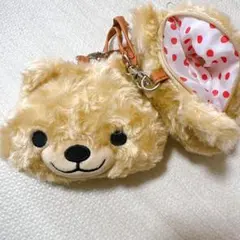 くまさん　おもちゃ　かわいい　ポーチ　2つセット