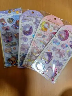 サンリオ　ウォーターインシール　4種セット