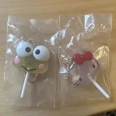 サンリオキャラクターズ　カラフルキャンディーチャーム　キティ　けろっぴ