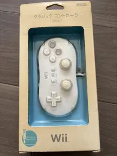 【未使用】任天堂 Wii クラシックコントローラー (白)