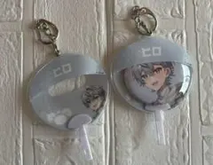 カラフルピーチ 東京タワー 缶バッジケースうちわ ヒロくん　2つ