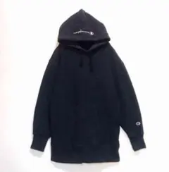 チャンピオン リバースウィーブ 単色タグ スウェット パーカー M 黒 刺繍ロゴ