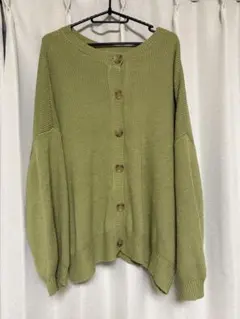 SM2 サマンサモスモス グリーン カーディガン 2way