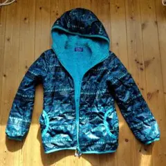 ターコイズ 幾何学模様 ジャケット