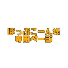 ぽっぷこーん様専用ページ