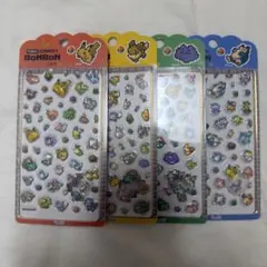 じ*く様 新品 ポケモン ピクセル風シール 4枚セット 韓国 キャンディボンボンのサムネイル