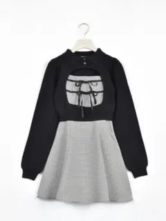 AnMILLE ダブルリボンアンサンブルワンピース