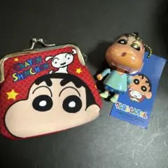 クレヨンしんちゃん がま口財布 キーホルダー 2点セット