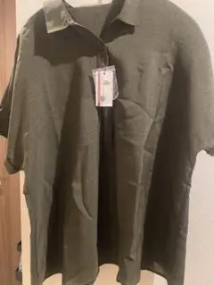 Hush Puppies 半袖シャツ Lサイズ オリーブグリーン