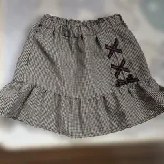 ギンガムチェック フリルスカート