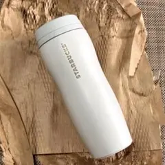STARBUCKSカーヴドリサイクルステンレス マットグレー ホワイト 2個 
