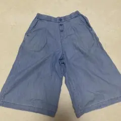 UNIQLO ハーフパンツ 150 デニムブルー