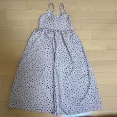 GU ドット柄オーバーオール 140 サロペット