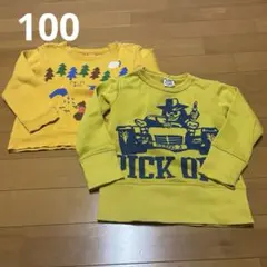 100 トレーナー　2枚セット　ジャンクストアー　プチジャム　JUNKSTORE