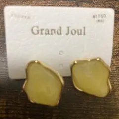 【新品未使用】Grand Joul イエローピアス
