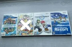 Wii　ソフト　マリオカート　など　３点セット