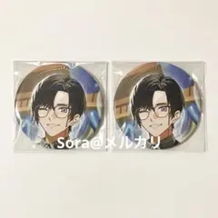 にじさんじ　四季凪アキラ　誕生日グッズ　箔押し缶バッジ 2025 ②