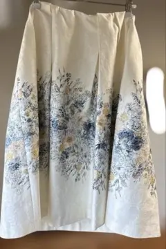 スカート　ストロベリーフィールズ　フラワー 織