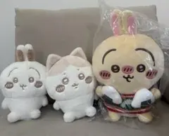 ちいかわ　ぬいぱれっと ミルクいろ ぬいぐるみ うさぎ　ハチワレ　エニマイ