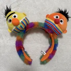 美品　ユニバーサルスタジオジャパン　セサミストリート　カチューシャ