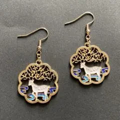 和風デザインピアス　イヤリング　アクセサリー
