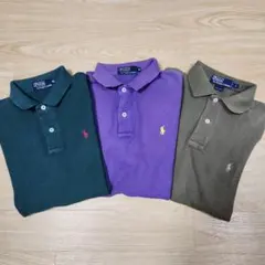 Polo by Ralph Lauren ポロシャツ 3色セット
