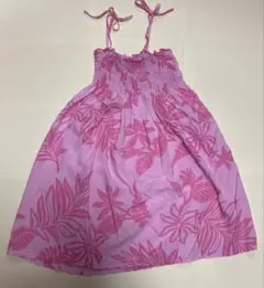 ハワイアンドレス【年長〜小1】120サイズ ワンピース ピンク