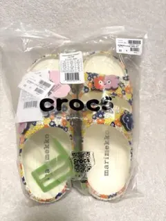 新品　クロックス　マリメッコ　クラシックサンダル　マルチ　23cm ウニッコのサムネイル