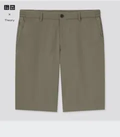 ユニクロ　セオリー　感動ショートパンツ　M オリーブ