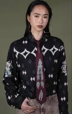 kapital キャピタル　レーヨンツイルアイヌモシリ柄ジャケット