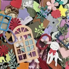 ⑦mixカラーのダイカットセット