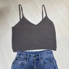 ナノユニバース　ニット　ビスチェ　キャミ