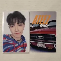 ATEEZ  アチズ Birthday フラプラ盤 封入 トレカ ホンジュン