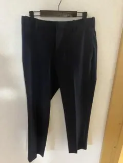 UNIQLO ネイビー　スマートアンクルパンツ
