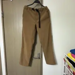 ブラウン コーデュロイ パンツ ウエストゴム