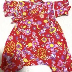 幻の25周年限定】ディズニー 浴衣 4点セット（帯・扇子・お揃い腰紐付