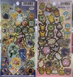 人気☆ポケットモンスター　ポケモン　シール　2枚セット
