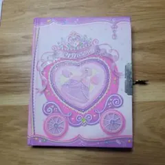 プリンセスデザインメモ帳　鍵付き