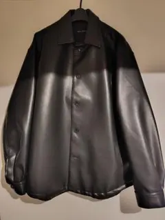 nano universe フェイクレザージャケット