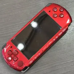 【動作確認済】PSP-3000 ラディアントレッド 本体単品 UMD読込OK